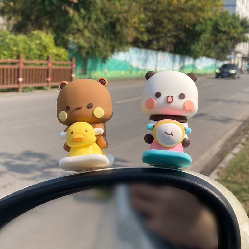 Yier Bubu Spring Swing Figurin - Car Accessories Parts ulasan dan harga