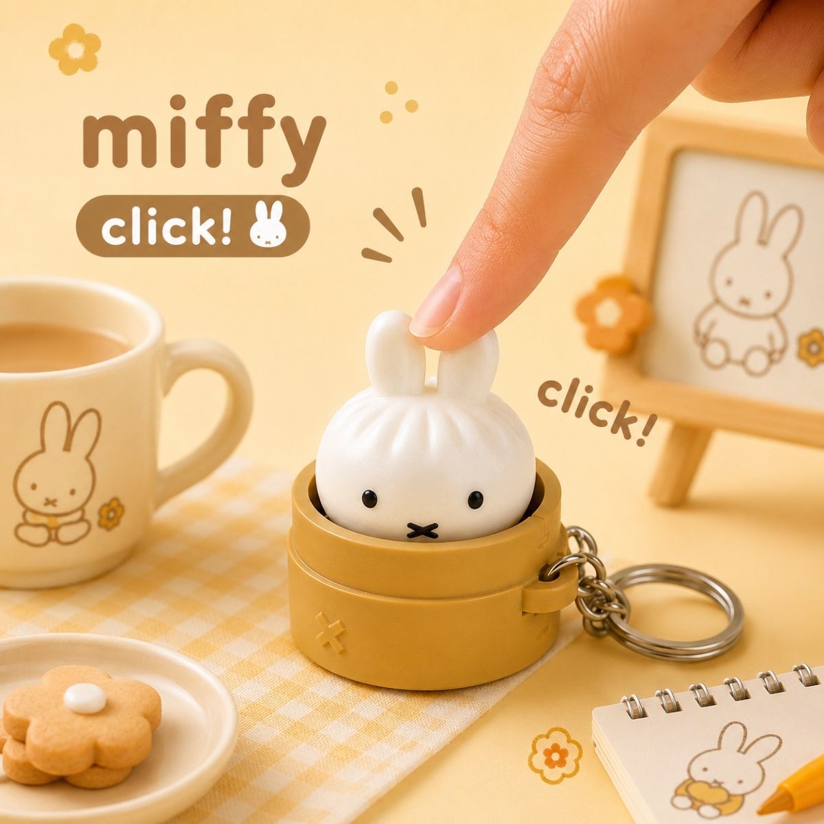 Cute Miffy Rabbit Steamed Bun  - Car Accessories Bunnings ulasan dan harga