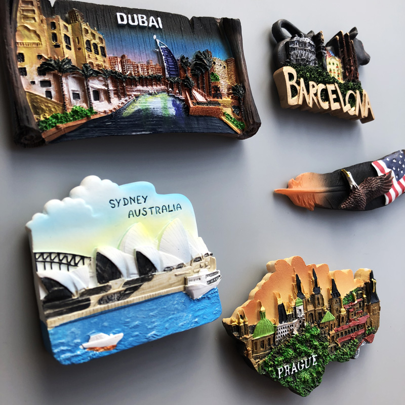 Souvenir Country Fridge Magnet - Car Accessories Dubai ulasan dan harga