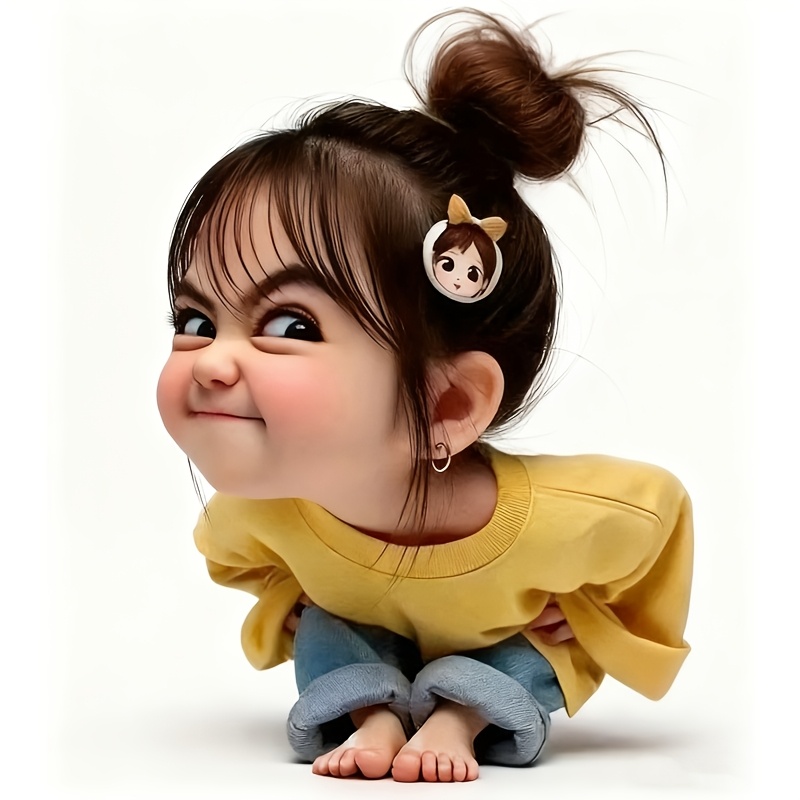 Cute Messy Bun Funny Expressio - Car Accessories Bunnings ulasan dan harga