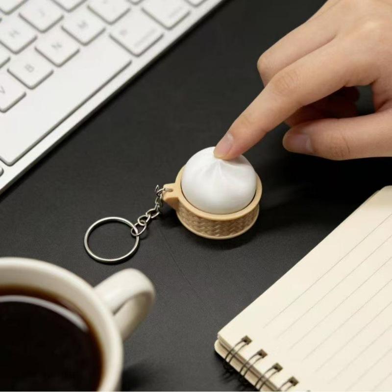 Colorful Bun Clicker Keychain  - Car Accessories Bunnings ulasan dan harga