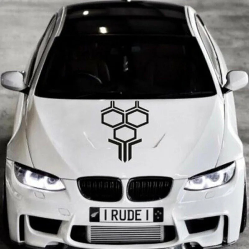 Honeycomb Upper Cowl Car Vinyl - Car Accessories Racing ulasan dan harga