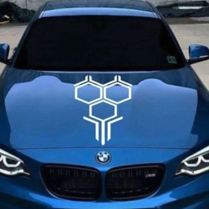 Honeycomb Upper Cowl Car Vinyl - Car Accessories Racing ulasan dan harga