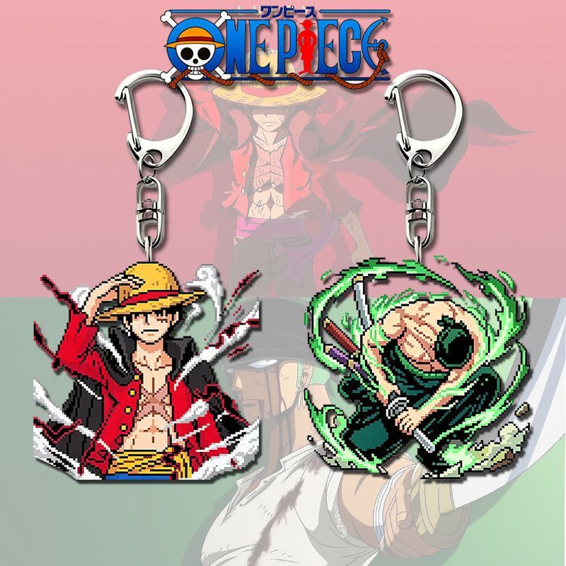 Cartoon One Piece Luffy Zoro A - Car Accessories Parts ulasan dan harga