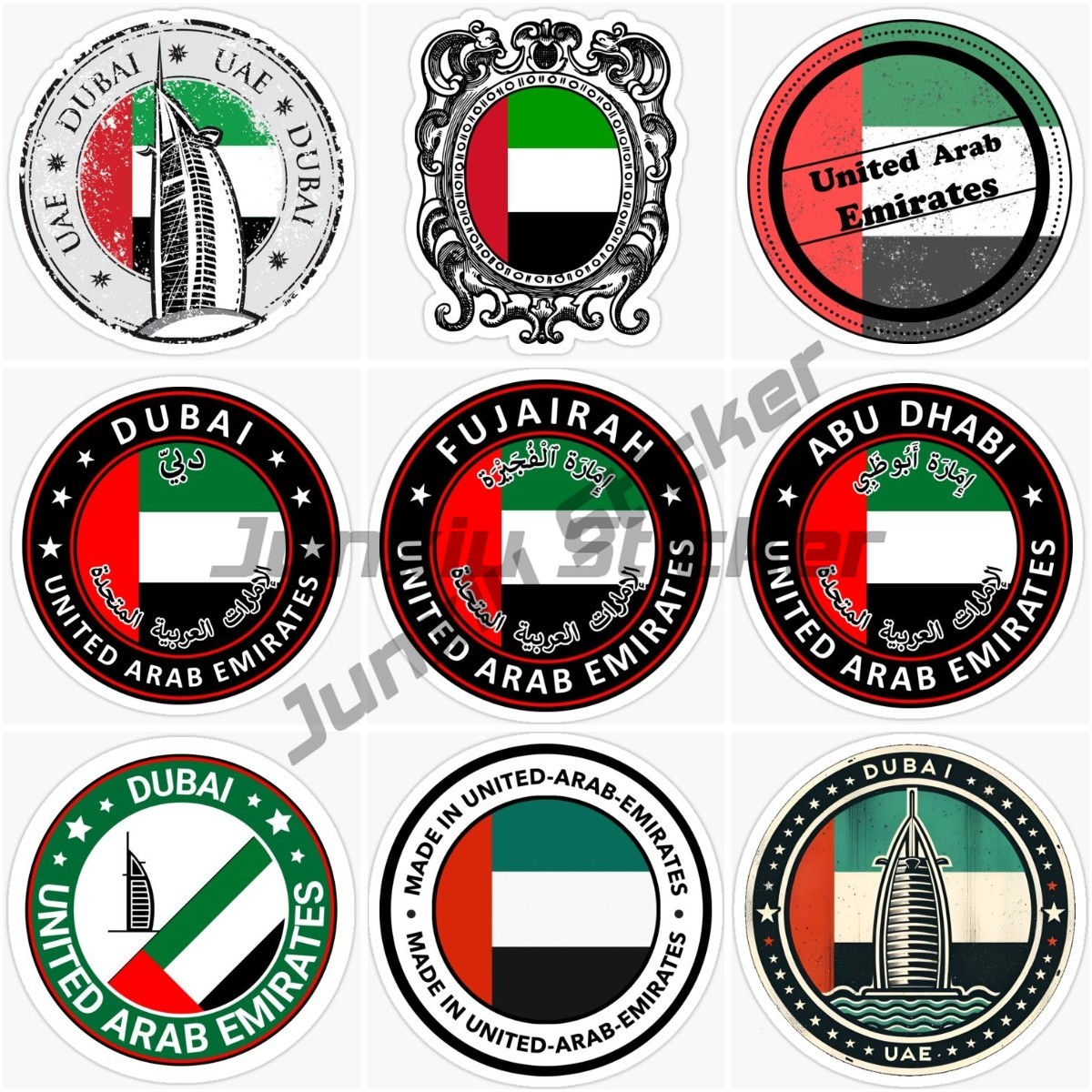 UAE Dubai Circular National Fl - Car Accessories Dubai ulasan dan harga