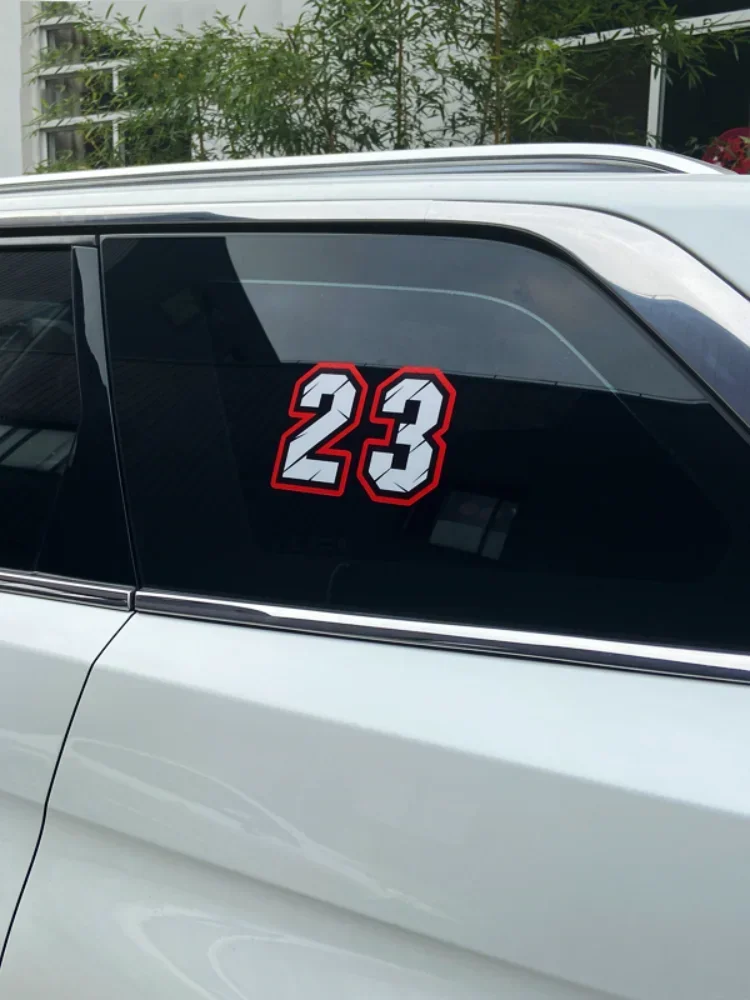 Car Sticker Racing Number 1 2  - Car Accessories Racing ulasan dan harga