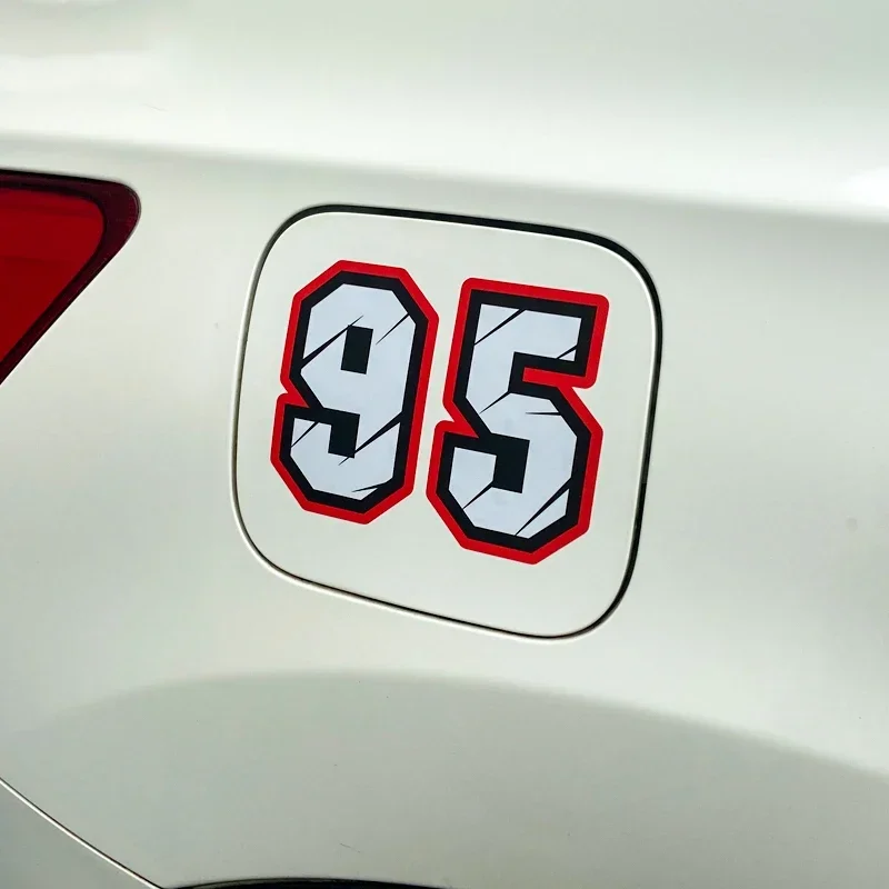 Car Sticker Racing Number 1 2  - Car Accessories Racing ulasan dan harga