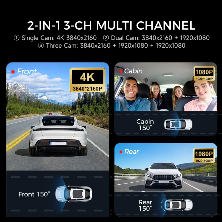 LINGDU V630 4K 2.4'' Screen Wi - Car Dash Cam ulasan dan harga