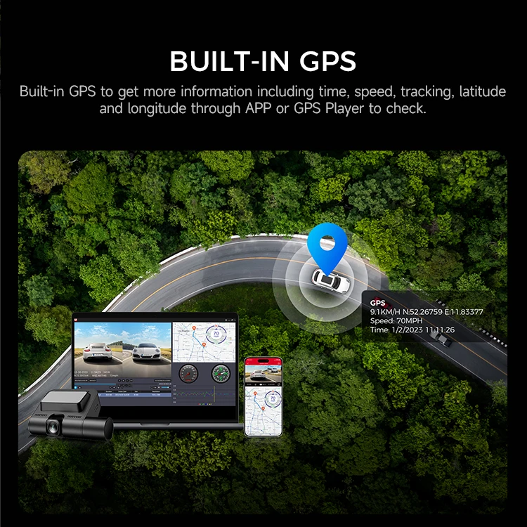 LINGDU V630 4K 2.4'' Screen Wi - Car Dash Cam ulasan dan harga