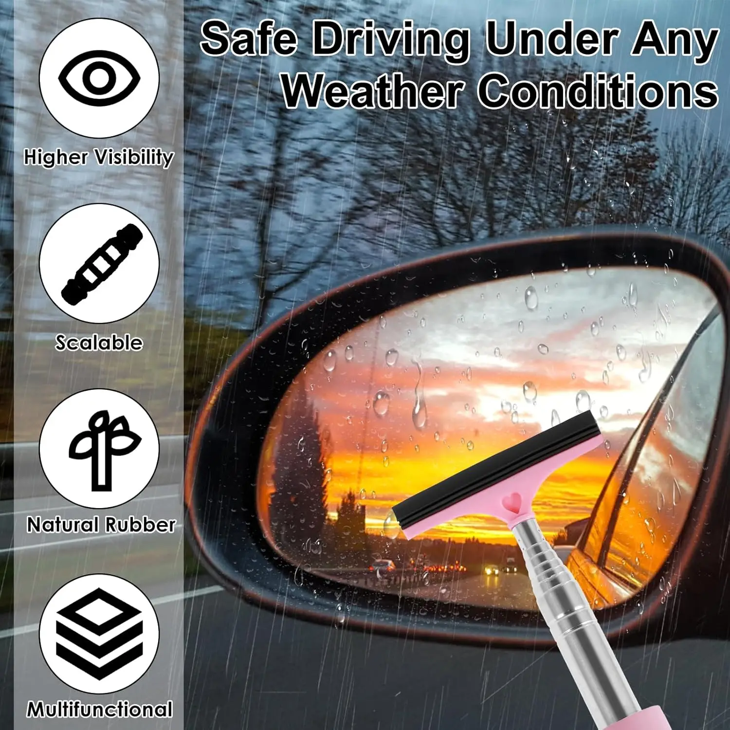 Rearview Mirror Windscreen Wip - Car Accessories Parts ulasan dan harga