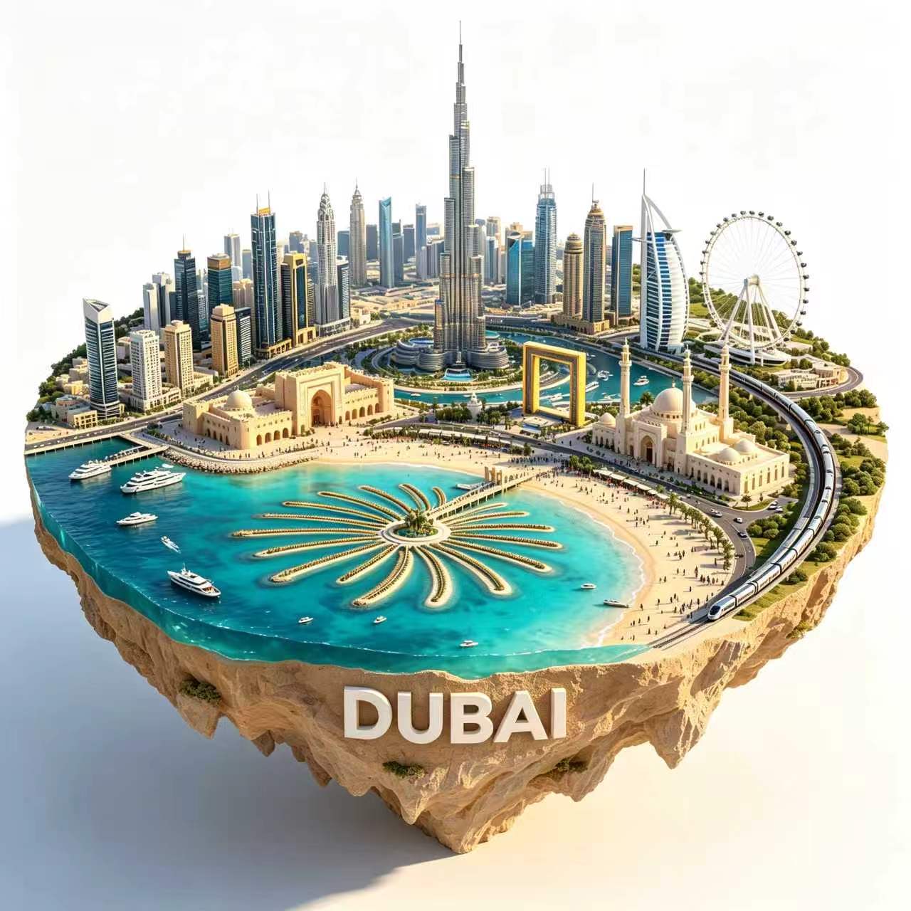 Dubai Fridge Magnets Metal All - Car Accessories Dubai ulasan dan harga
