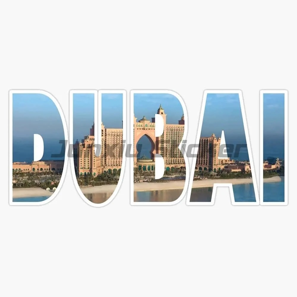 Dubai Country Flag Vinyl Motor - Car Accessories Dubai ulasan dan harga