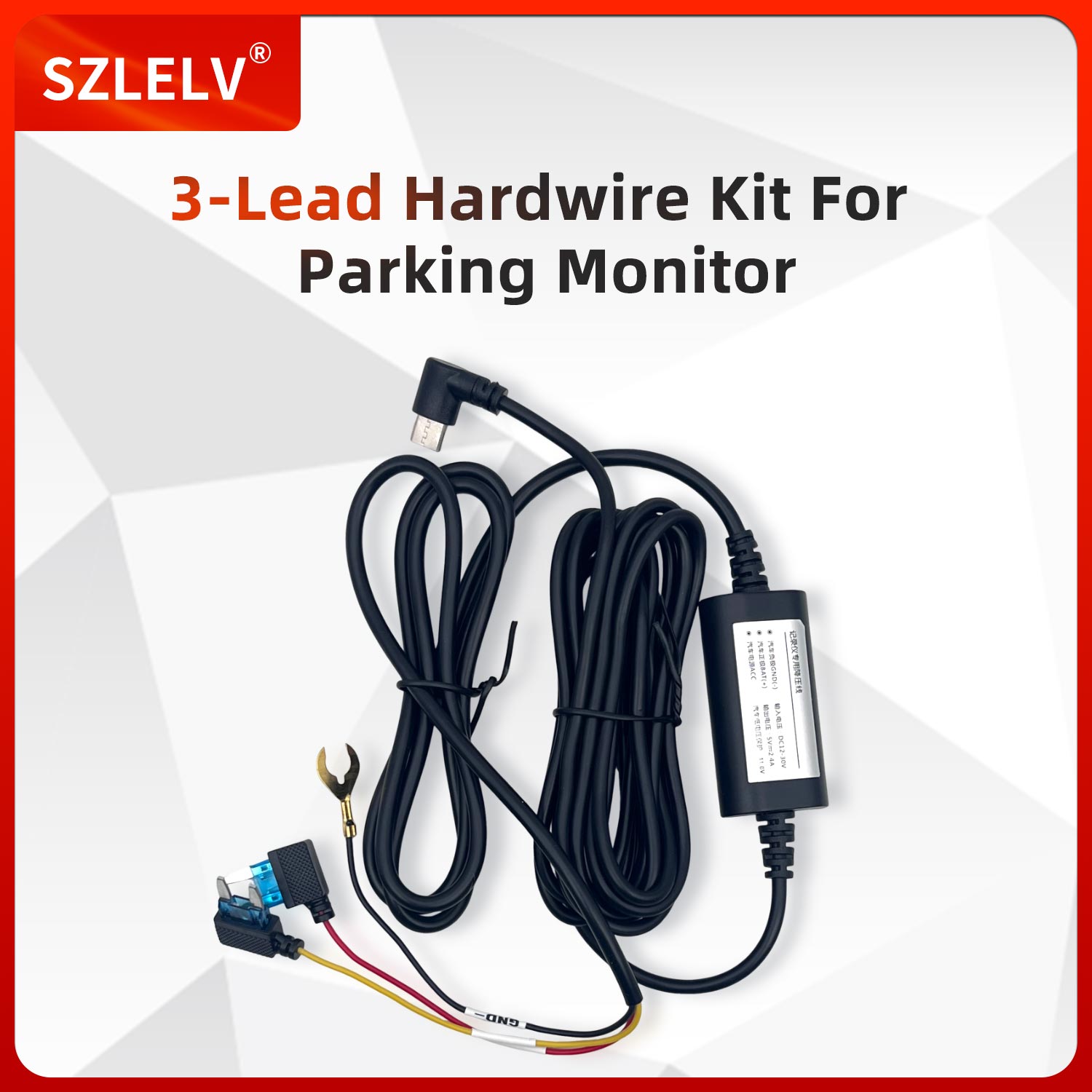 12 24V to 5V 2.5A Type C Hardw - Car Dash Cam ulasan dan harga