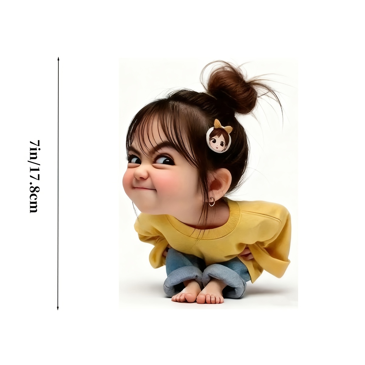 Cute Messy Bun Funny Expressio - Car Accessories Bunnings ulasan dan harga
