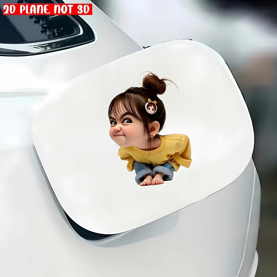 Cute Messy Bun Funny Expressio - Car Accessories Bunnings ulasan dan harga