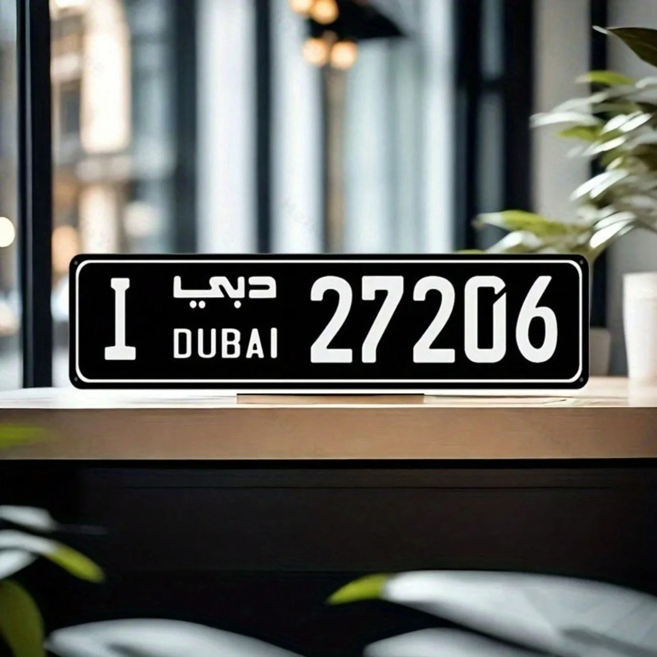 Engraved Aluminum Dubai‑Themed - Car Accessories Dubai ulasan dan harga