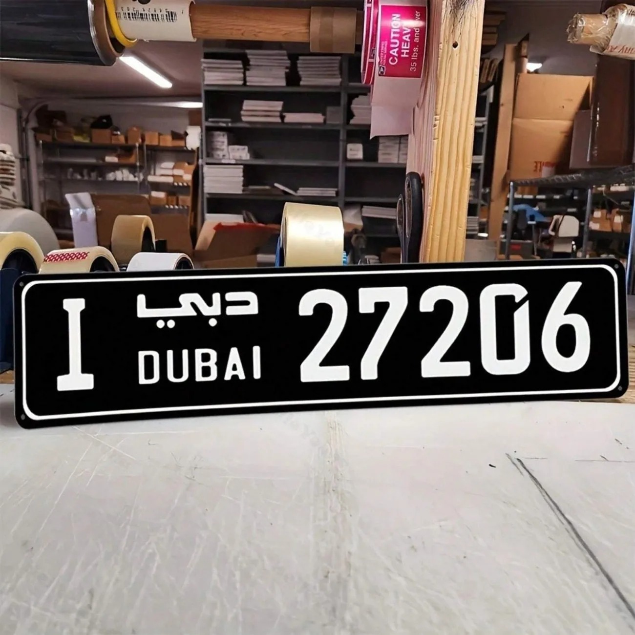 Engraved Aluminum Dubai‑Themed - Car Accessories Dubai ulasan dan harga