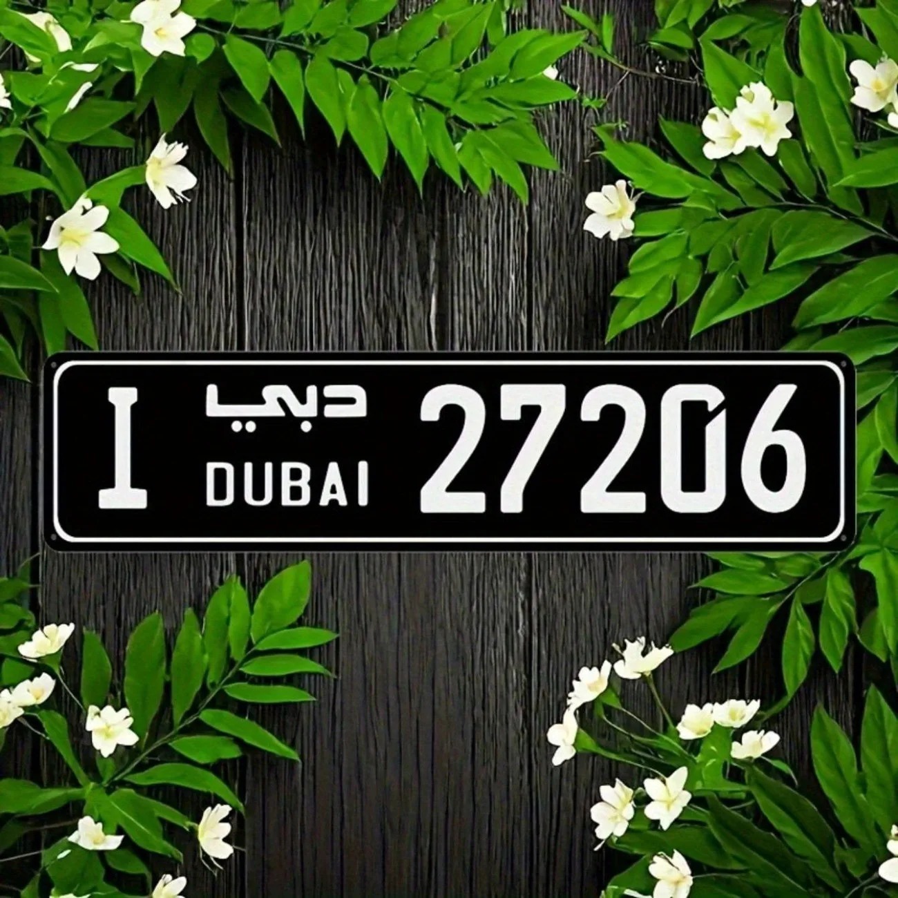 Engraved Aluminum Dubai‑Themed - Car Accessories Dubai ulasan dan harga