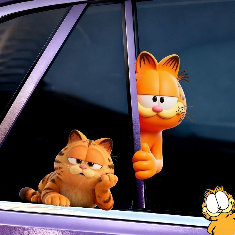Garfield anime cartoon cute fu - Car Accessories Parts ulasan dan harga
