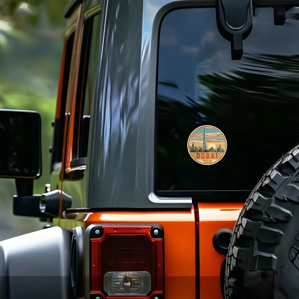 1Pc Matte Dubai UAE Cartoon So - Car Accessories Dubai ulasan dan harga
