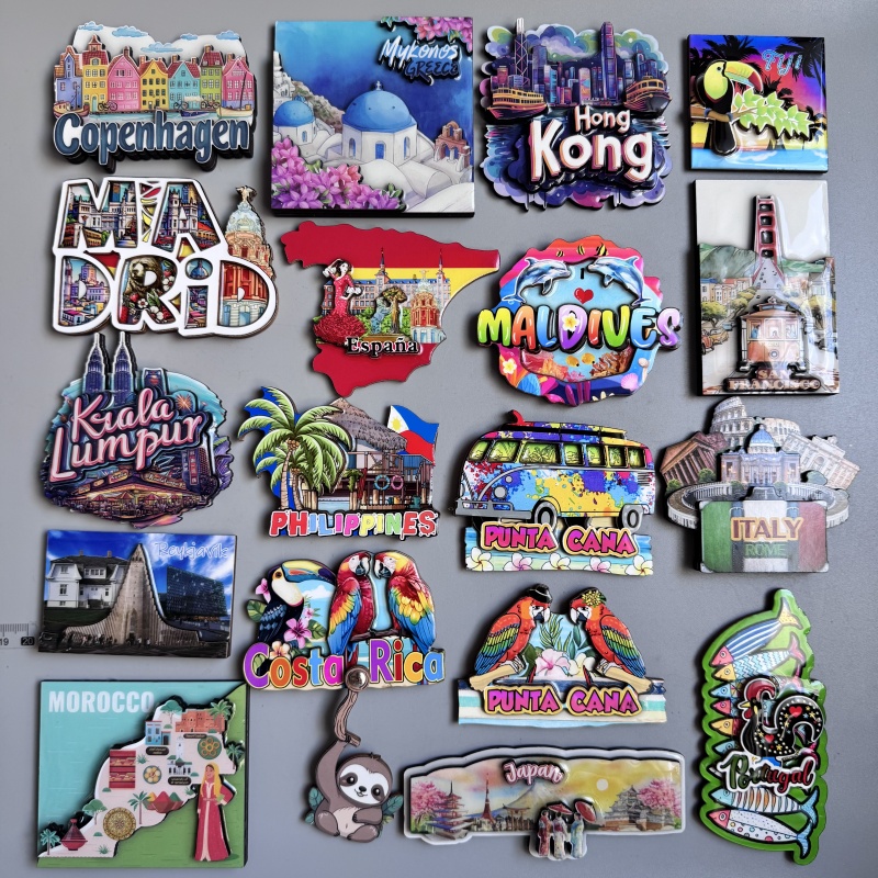 Wood Fridge Magnets Denmark GR - Car Accessories Dubai ulasan dan harga