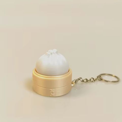 3D Printed Xiaolongbao Keychai - Car Accessories Bunnings ulasan dan harga