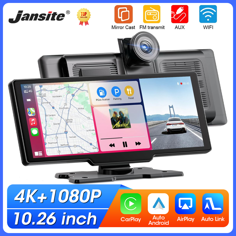 Portable 10.26'' Dash Cam Wire - Car Dash Cam ulasan dan harga