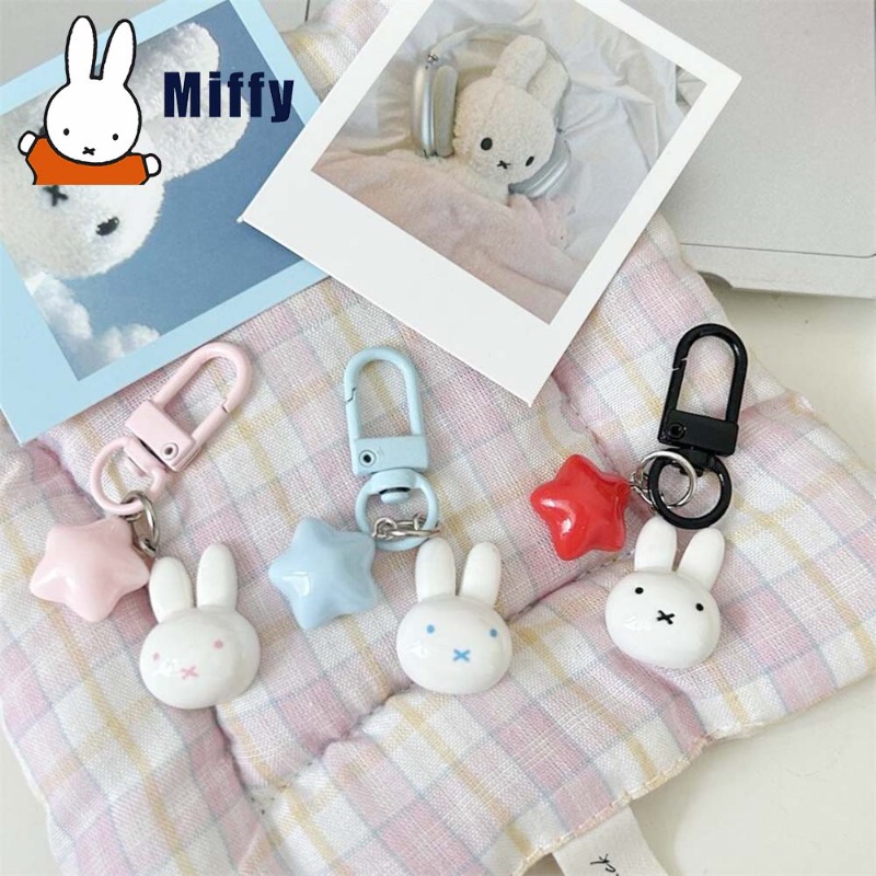 Kawaii Miffy Keychain Cute Rab - Car Accessories Parts ulasan dan harga