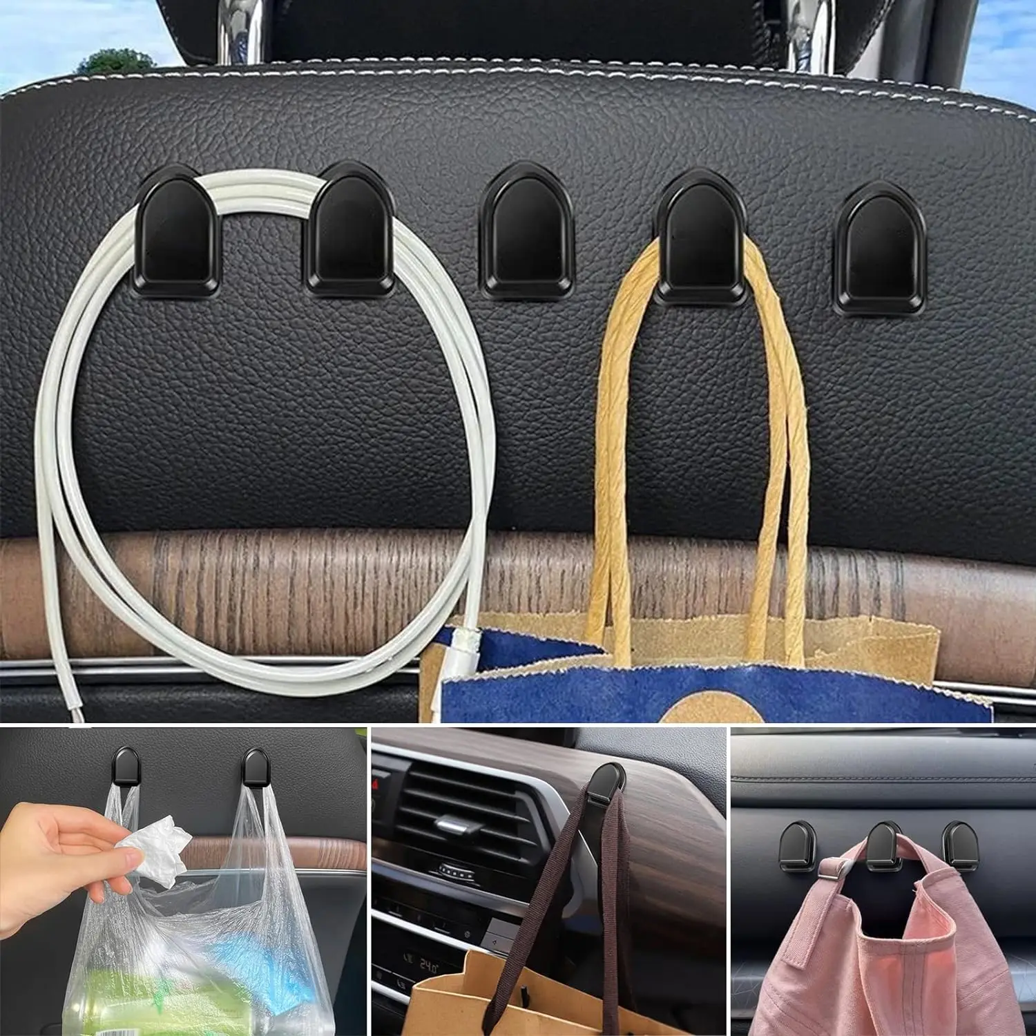 Mini Car Hooks Interior Storag - Car Accessories Parts ulasan dan harga
