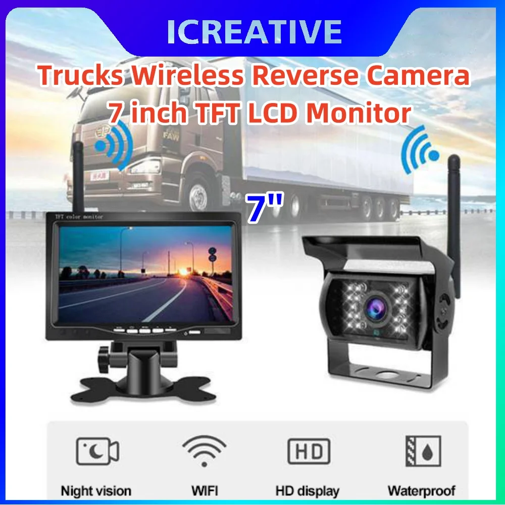 7'' Vehicle Wireless Reverse H - Rear Camera For Car ulasan dan harga