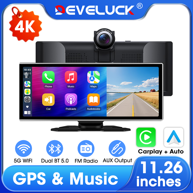 11.26 inch 4K Dash Cam Wireles - Car Dash Cam ulasan dan harga